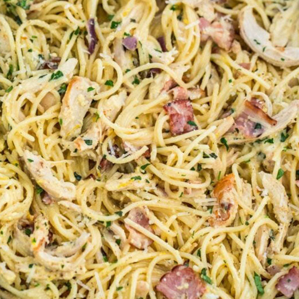 Chicken & Bacon Spaghetti Carbonara