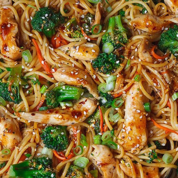 Chicken Stir Fry With Noodles