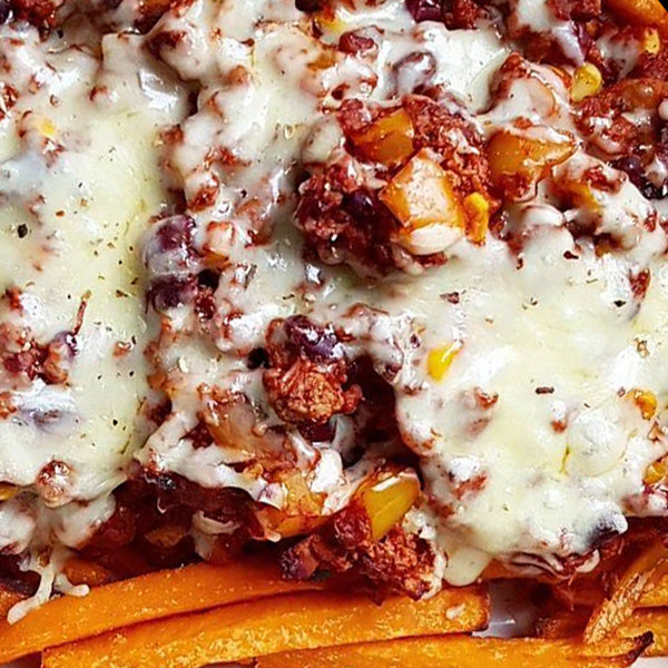 Dirty Loaded Sweet Potato Fries