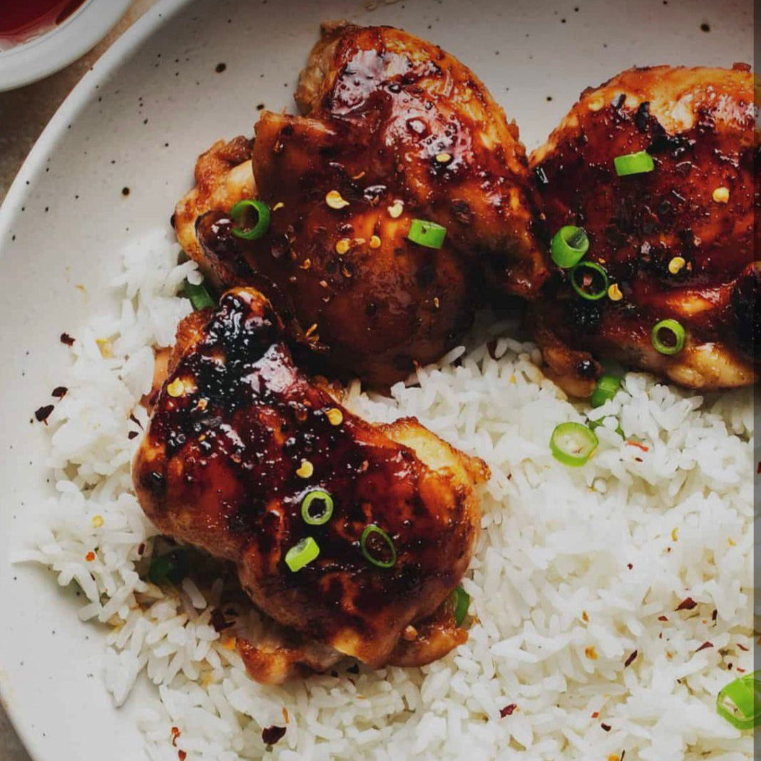 Korean Honey Chilli Chicken Thighs 🌶️