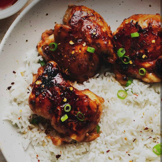 Korean Honey Chilli Chicken Thighs 🌶️